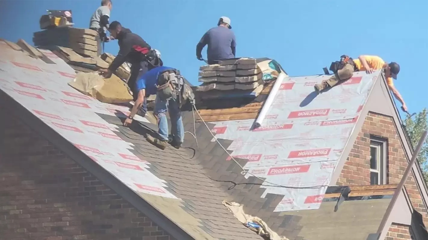 Roof Installation with Efficient Ventilation!