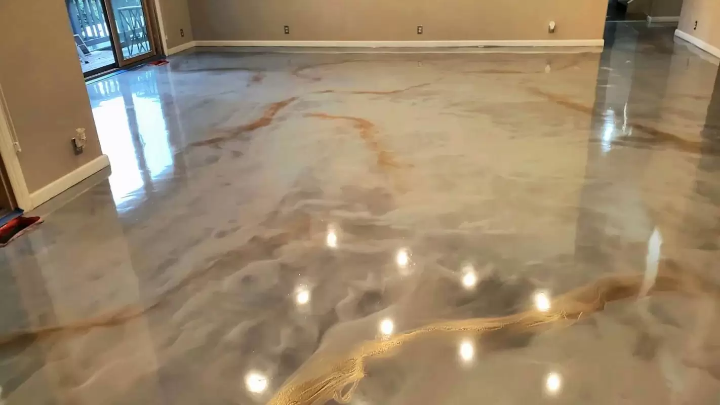 Enhance Your Living Space With Our Concrete Epoxy Floor Installation