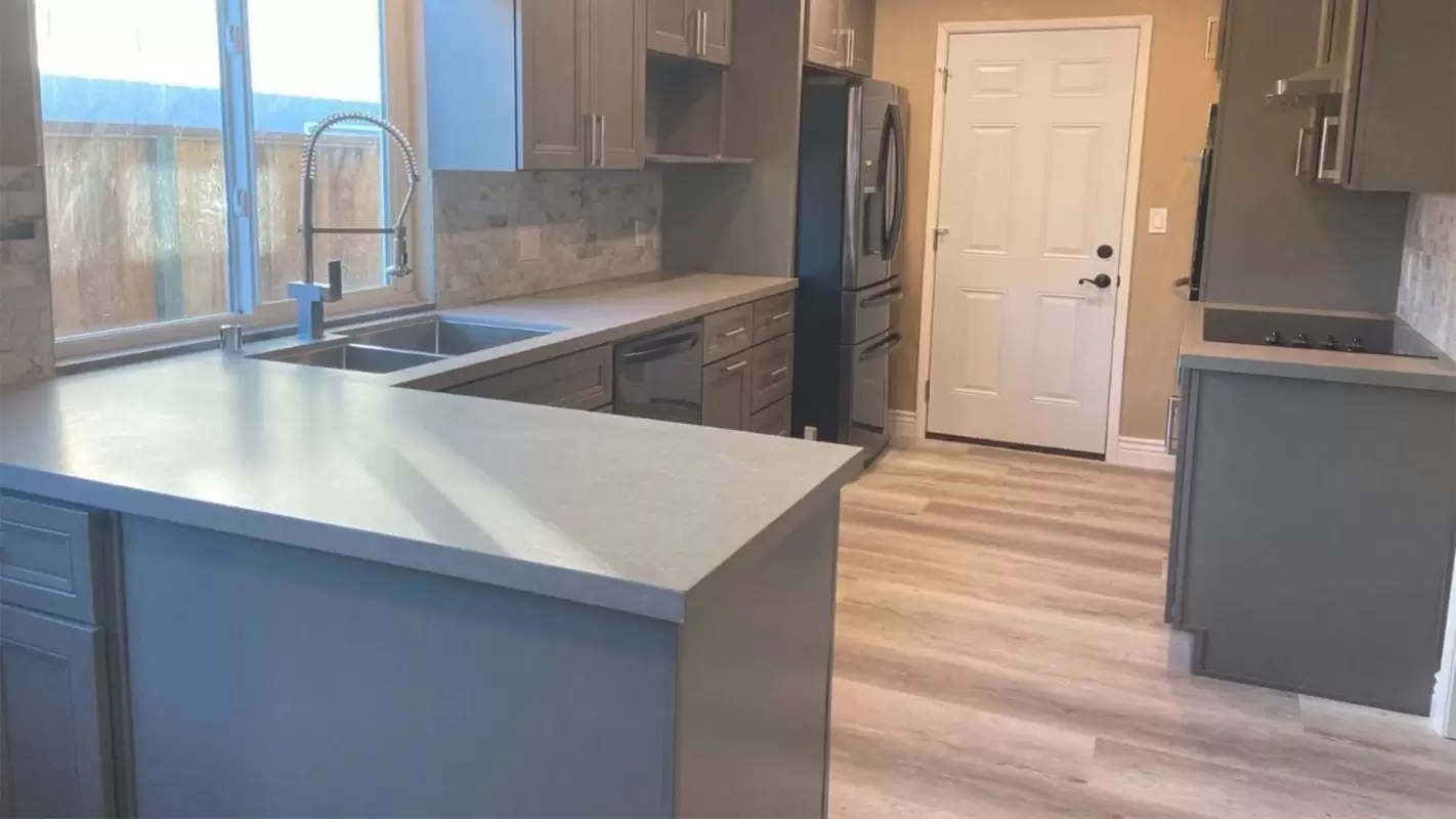 Kitchen Island Installation – Done with Precision