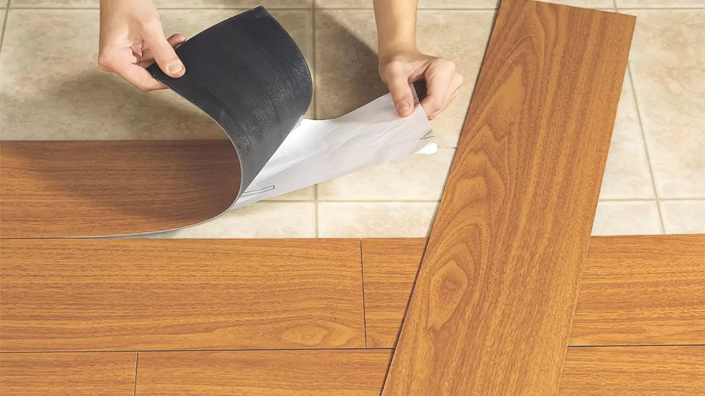 Adding Color And Texture To LVP Floors Installation