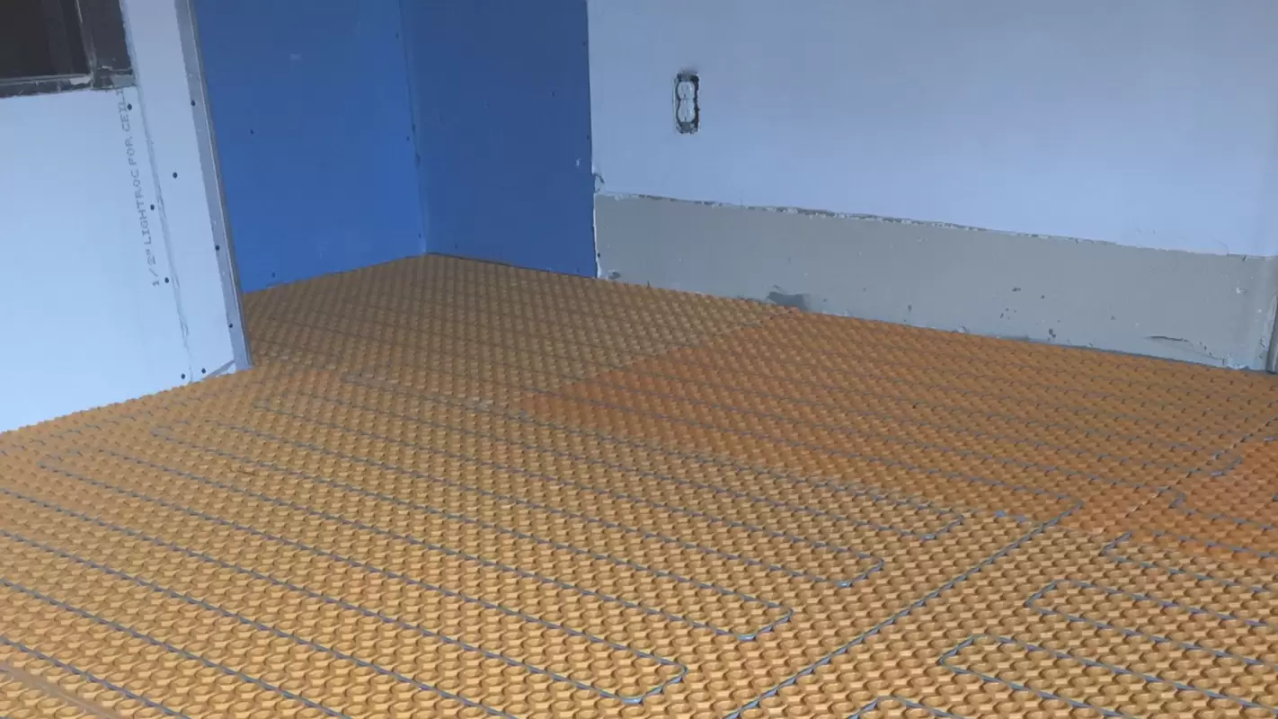 Heated Floor Installation with Faultless Execution