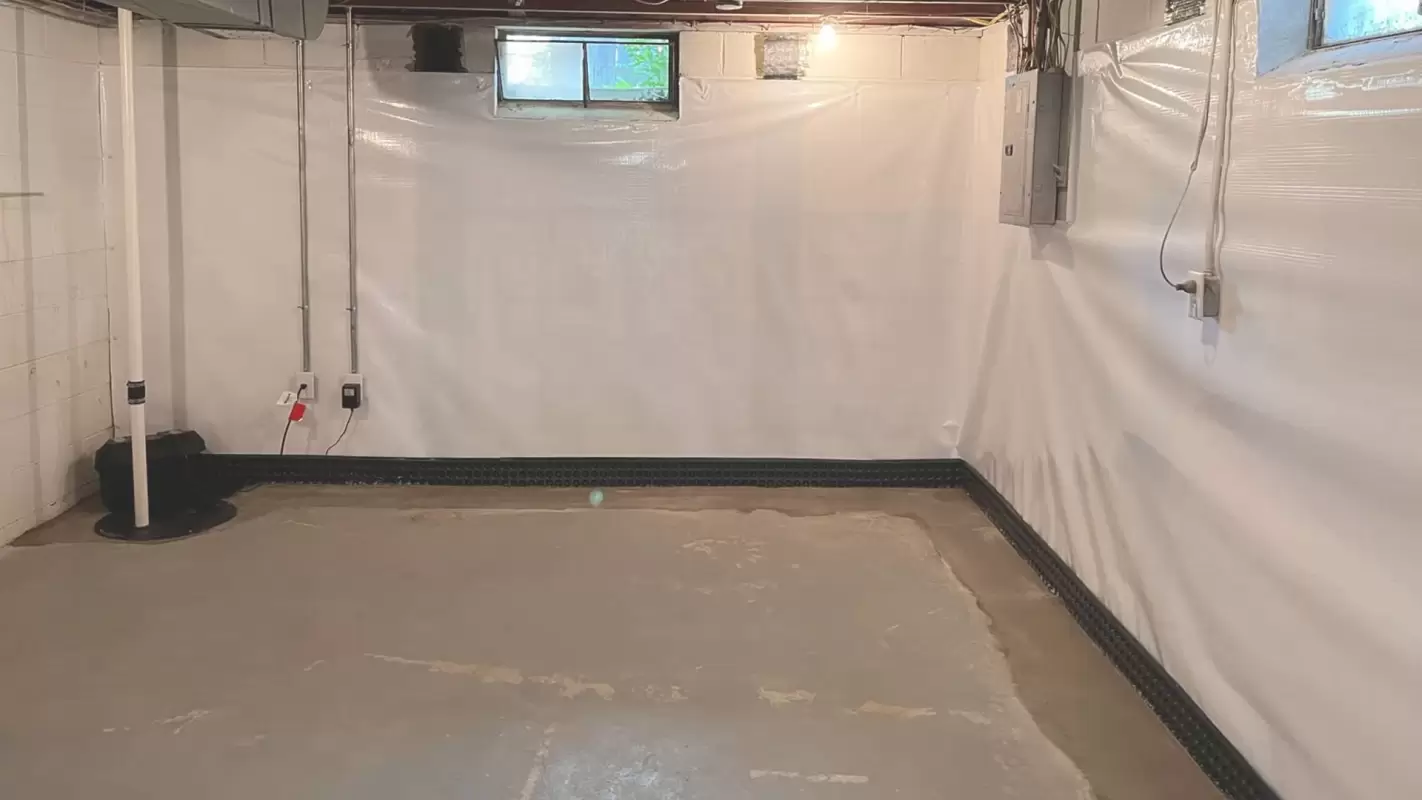 Do Not Let Water Seep in With Our Basement Waterproofing Services!