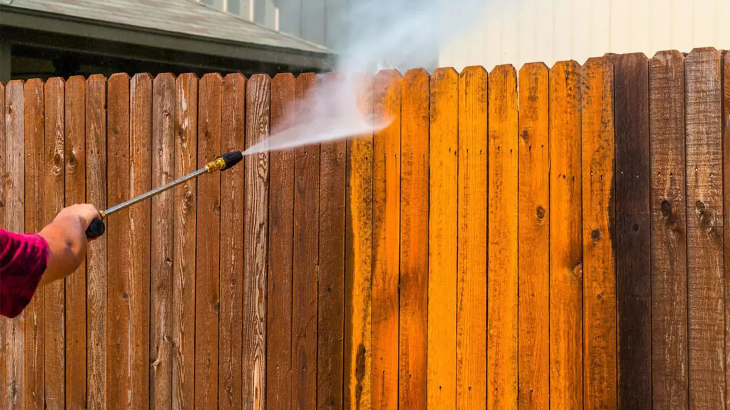 Renewing Fences Through Pressure Washing