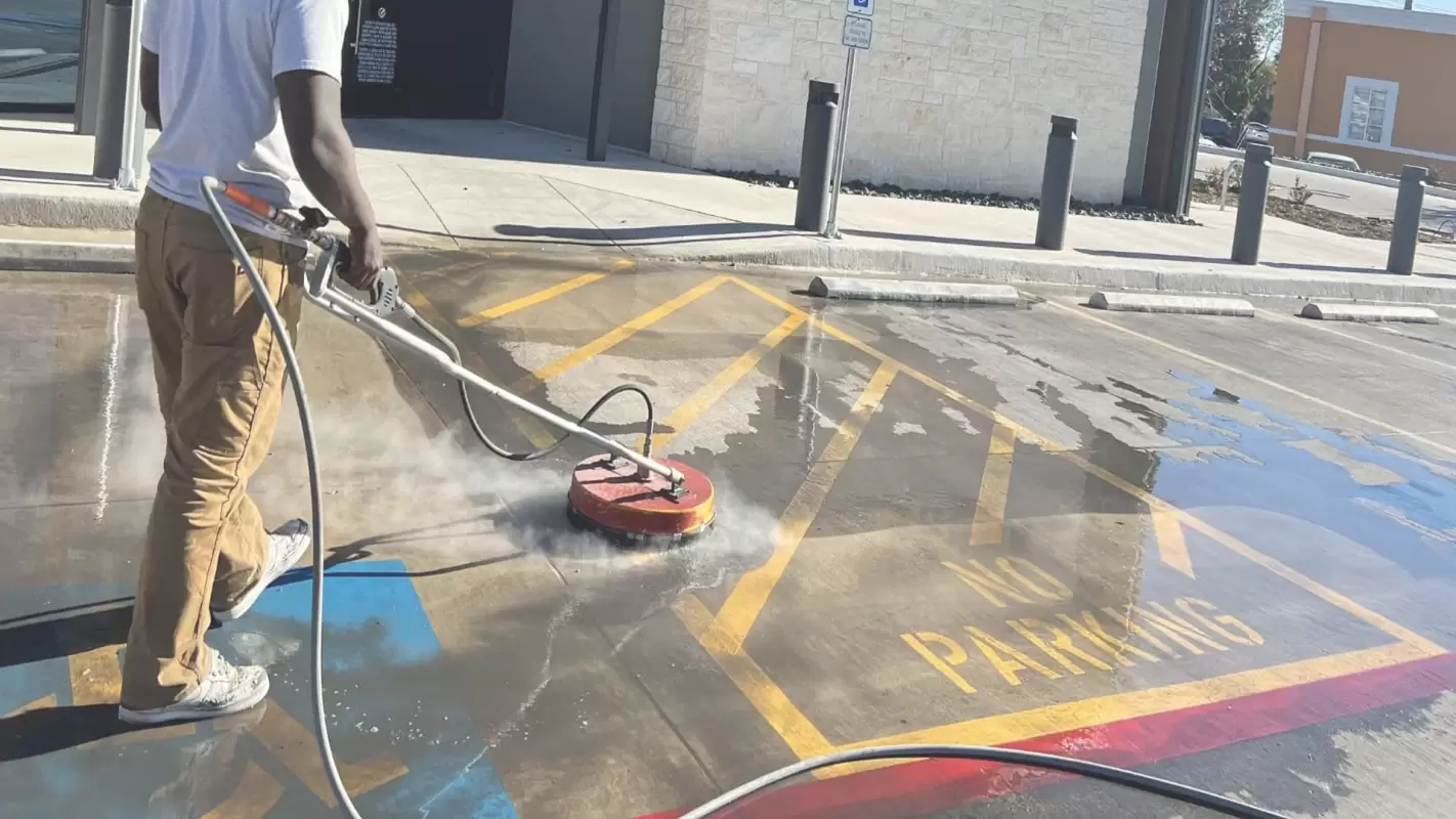 Parking Garage Pressure Washing Done Right