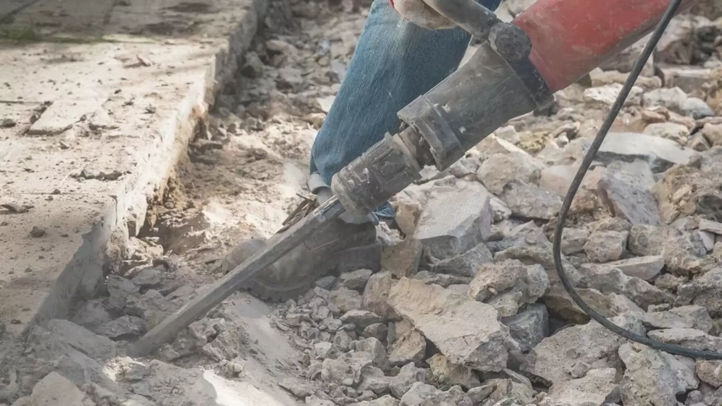 Searching For “Concrete Demolition Near Me?” Contact Us!