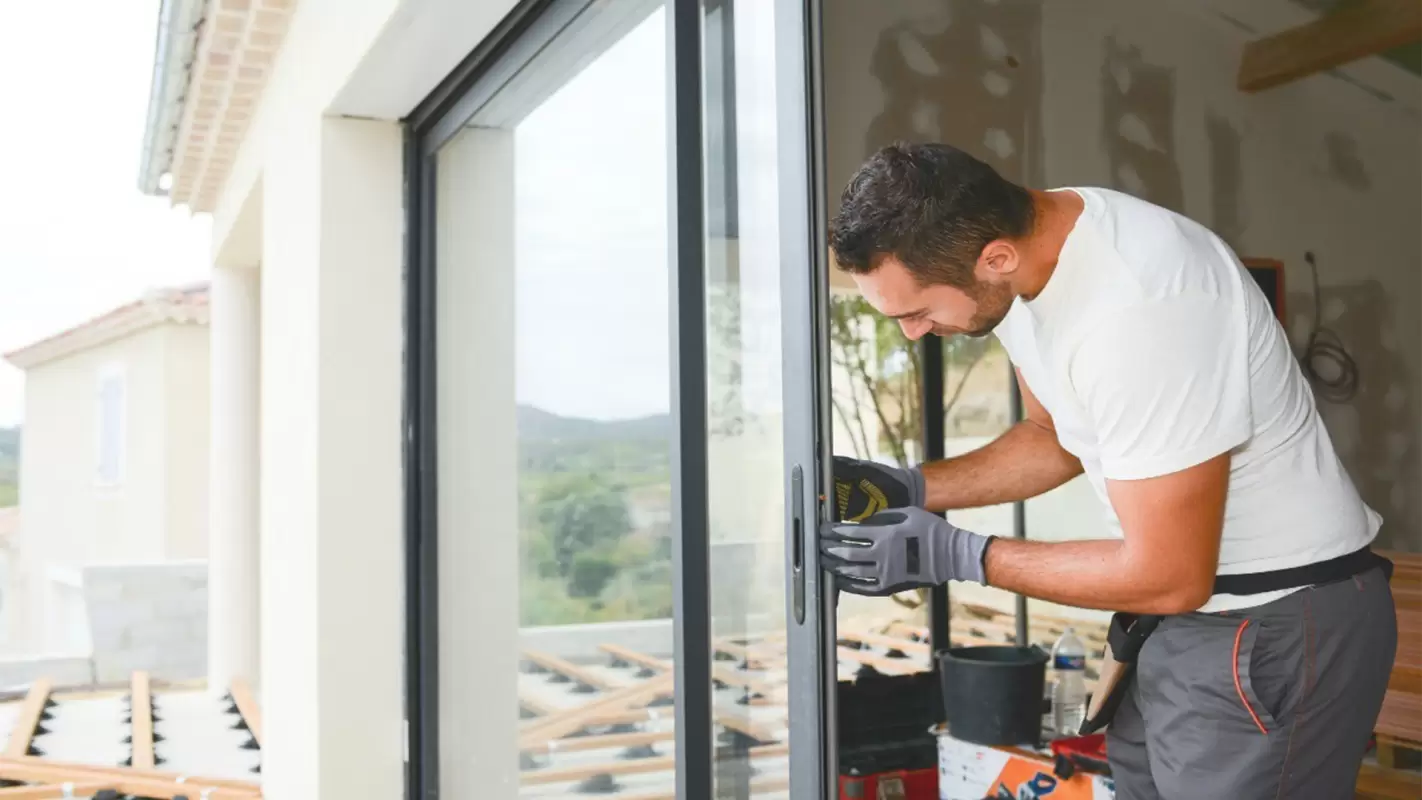 Glide Back into Comfort with Our Sliding Door Repair Services!