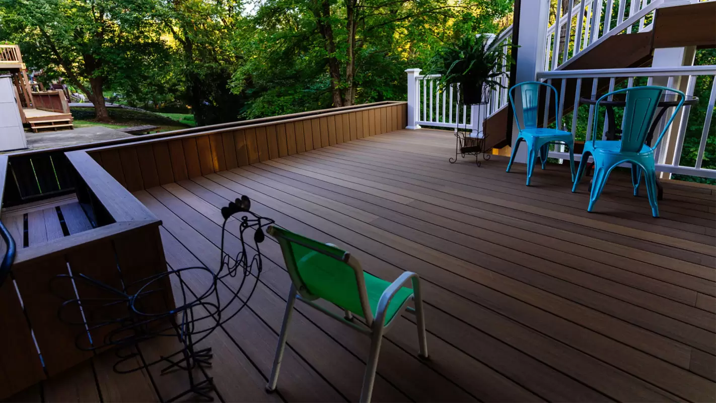 Secure Your View with Our Stylish Residential Decking Services