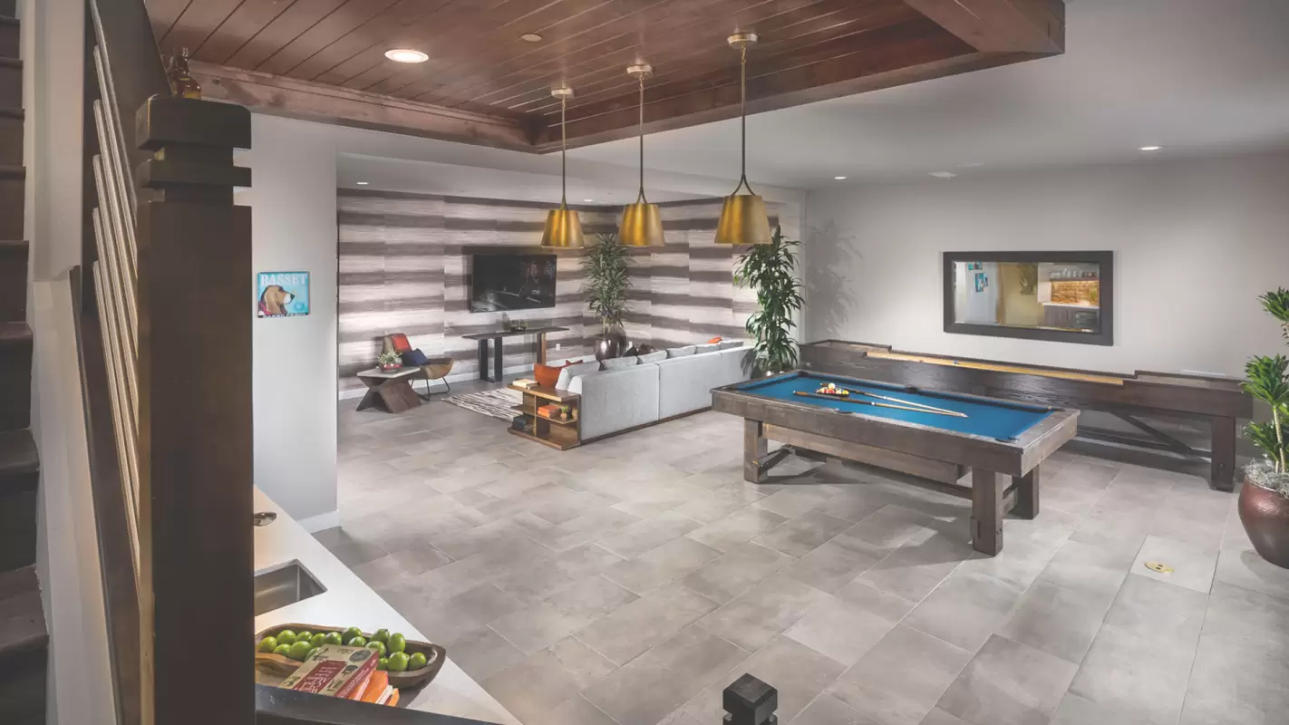 Need Basement Design and Ideas? Call Our Skilled Remodelers!