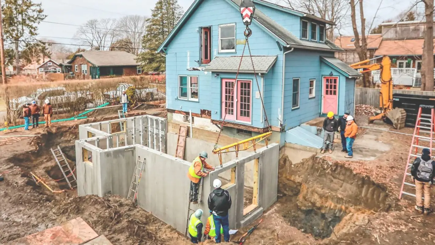 Stop Looking For “Sinking Foundation Repair Near Me!” Hire Us!