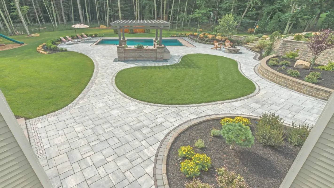 Make a Green Living Island with our Hardscape Design Contractors