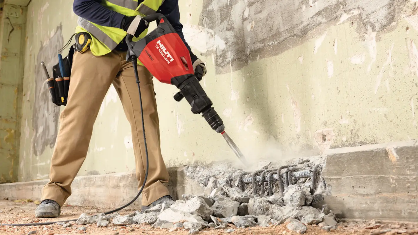 Demolition company: Clean areas are guaranteed