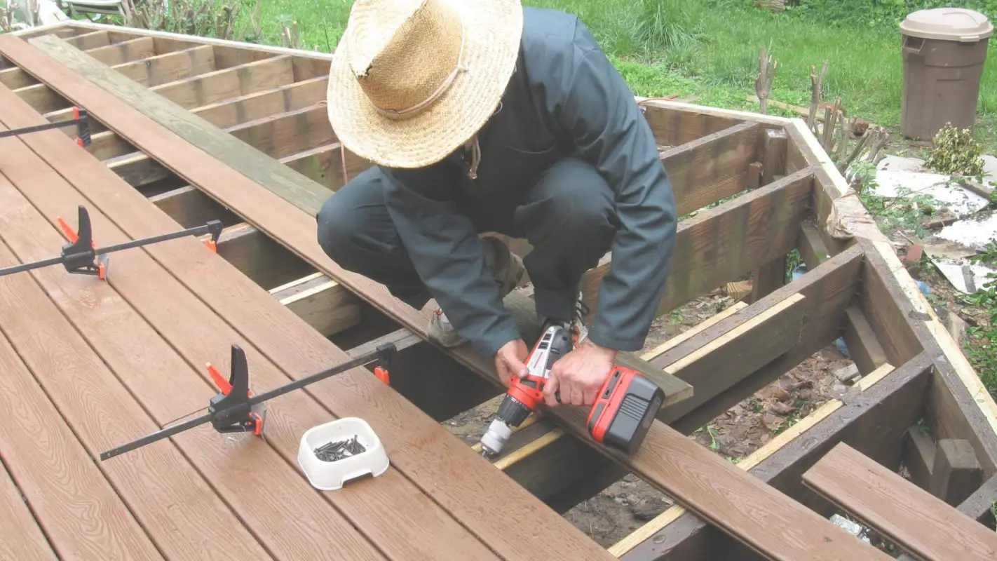 The Best deck construction company, building a better tomorrow