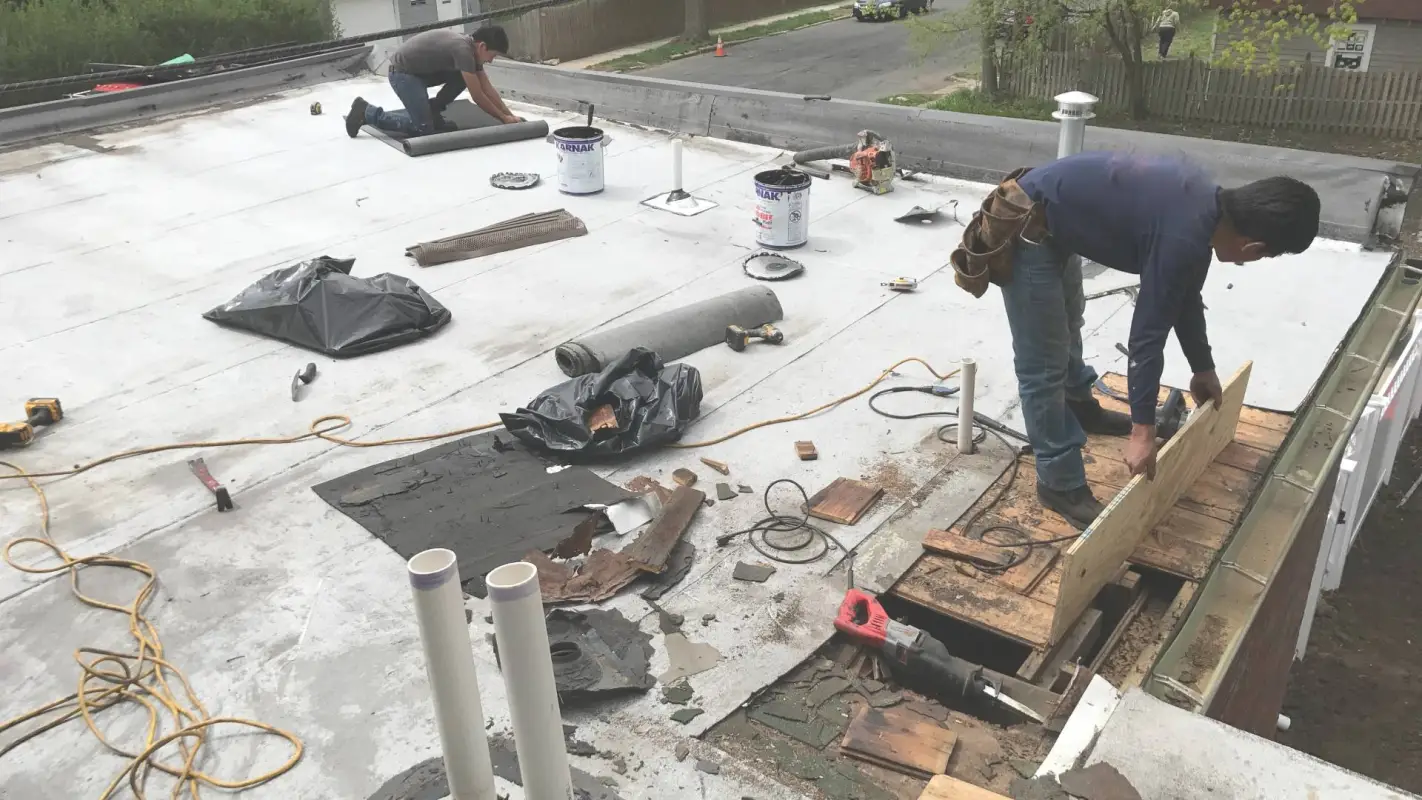 Emergency Flat Roof Repair Services - Just A Call Away