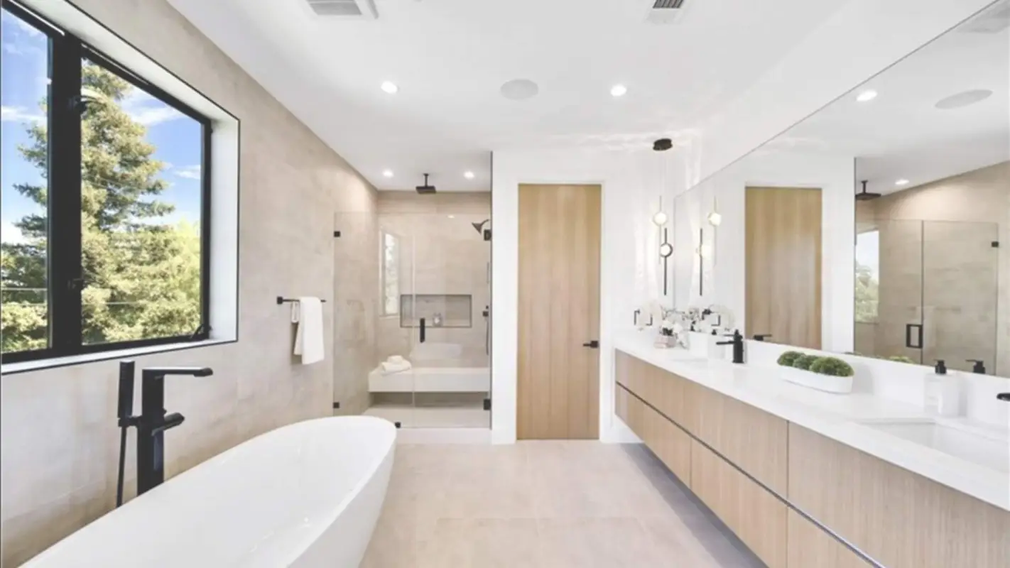 End your quest for “Bathroom remodeling services near me”. Count on us!
