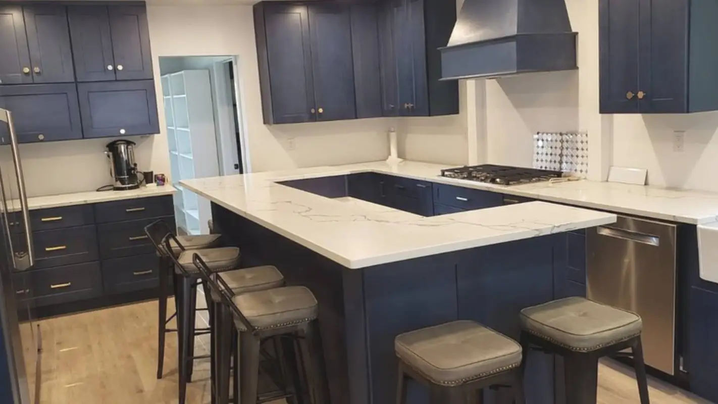 Kitchen Cabinets Are Installed For Timeless Design And Modern Living!