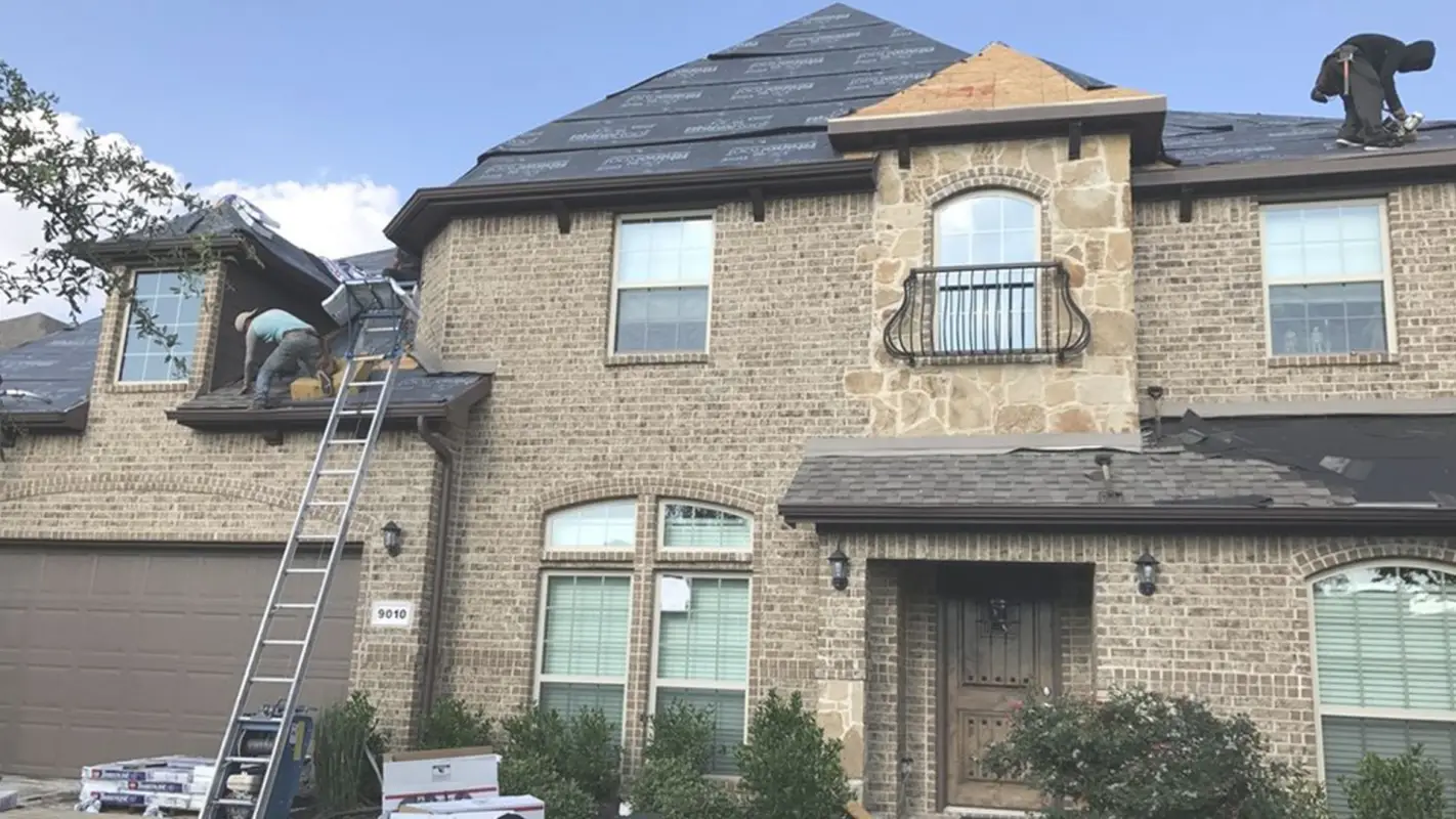 Shingle roof repair. As We Know, secure Homes Begin with Solid Roofs.
