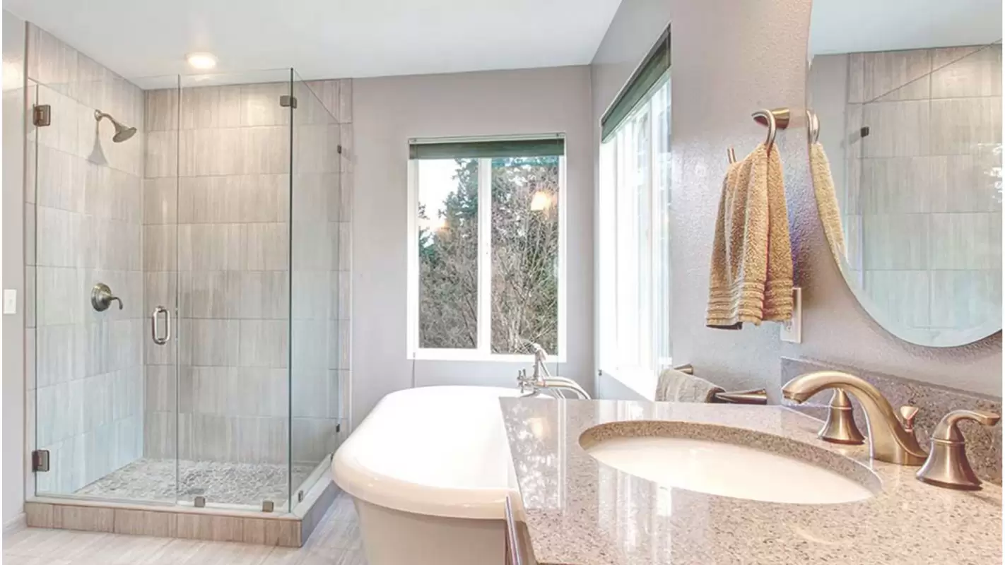 Our Second-to-None Sliding Easy-Clean Shower Doors! in Tempe, AZ!