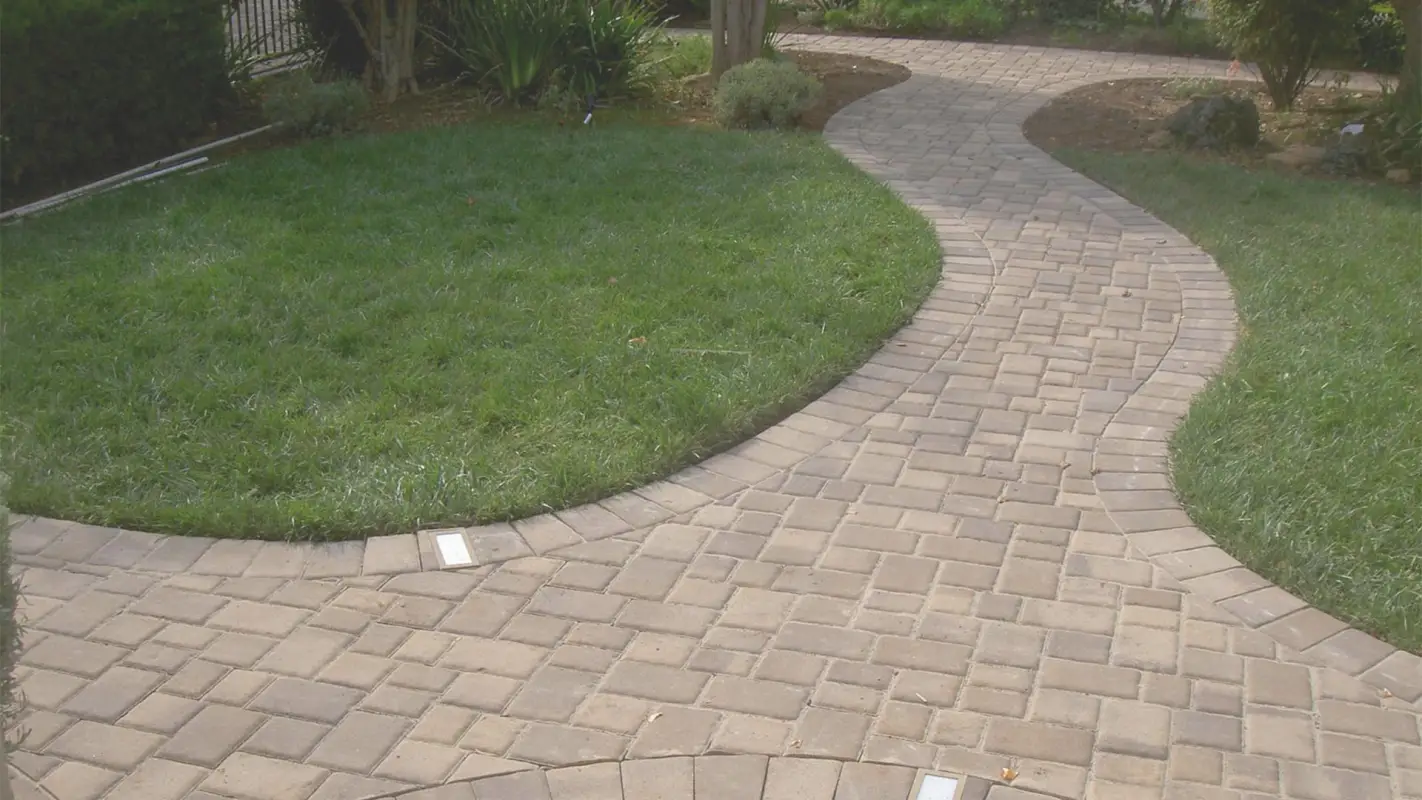 Walkway Paver Installation for Enhanced Aesthetics