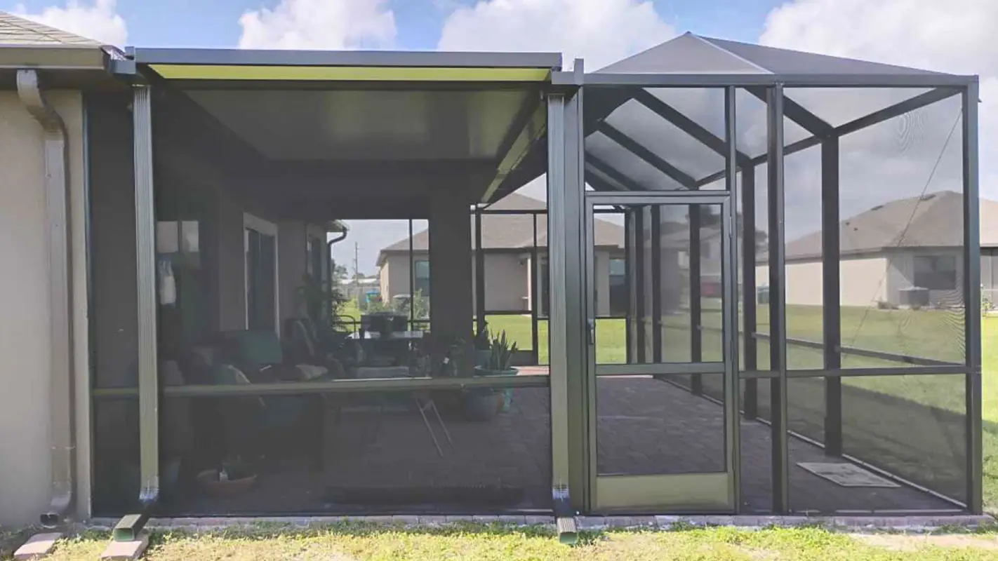 Bask in the Sunshine, with Screen Room Installation