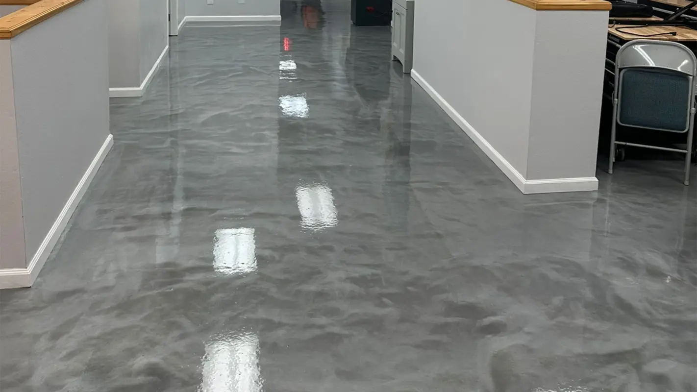 Elevate Everyday Living with Metallic Epoxy Floor Installation