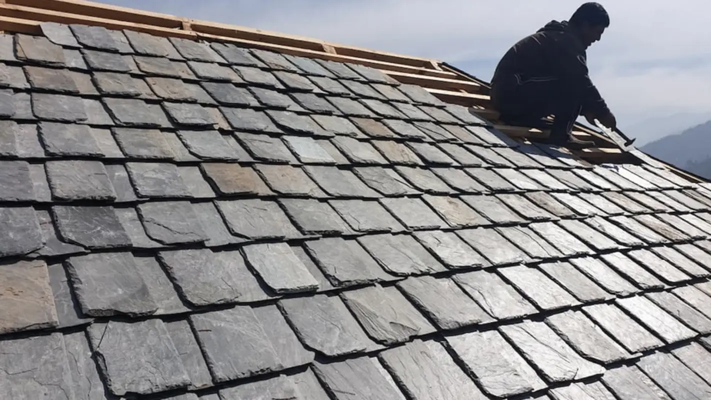 Halt your quest for Slate Roofer near me!