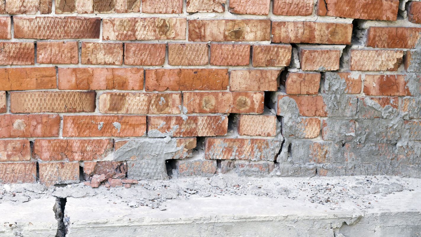 Masonry Brick Wall Repair Grand Prairie TX