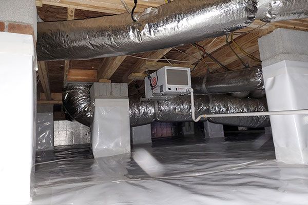 Residential Crawl Space Waterproofing Apex NC