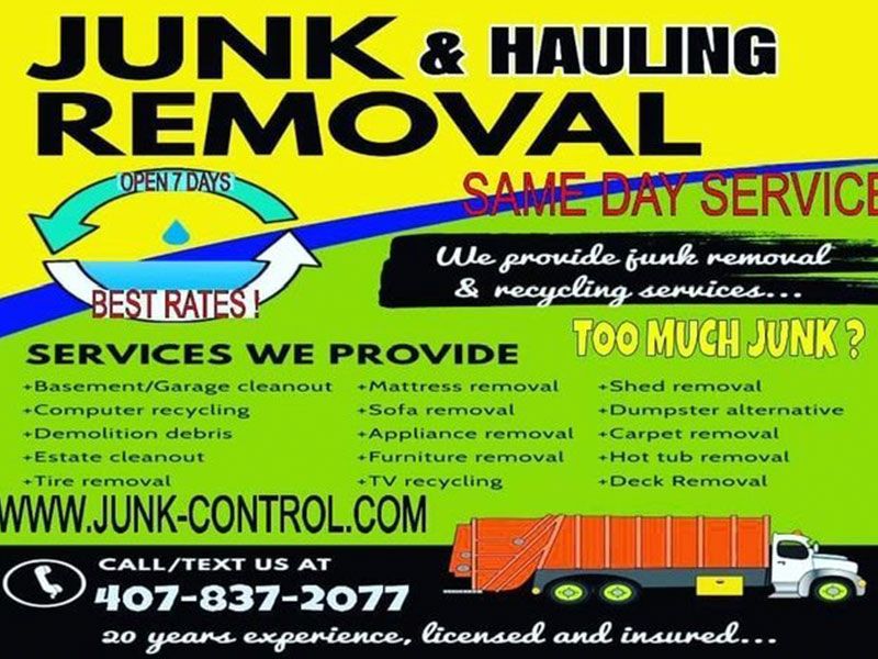 Junk Removal Services Windermere FL