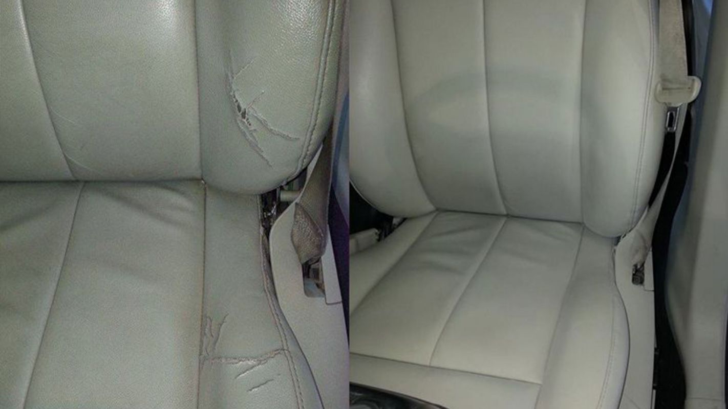 Auto Leather Color Repair Service Garland TX