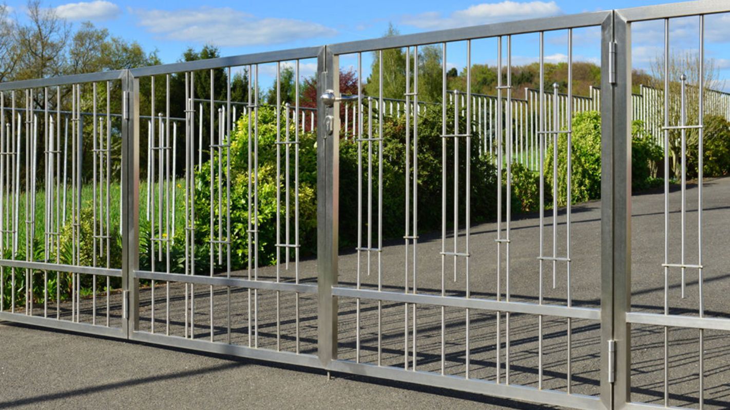 Outdoor Steel Fence Gate Installation Placerville CA
