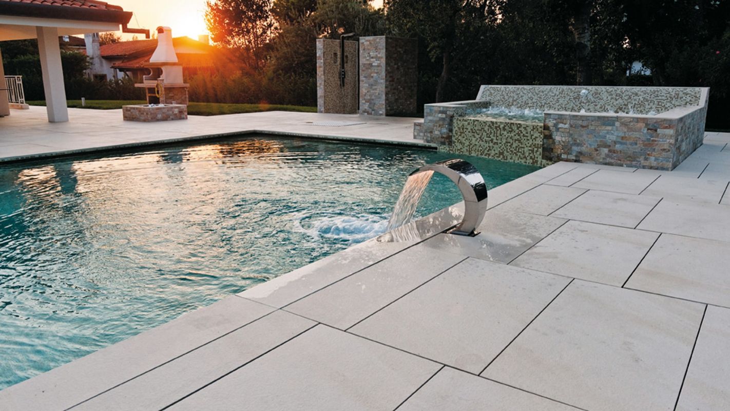 New Concrete Pool Deck Wilton CT