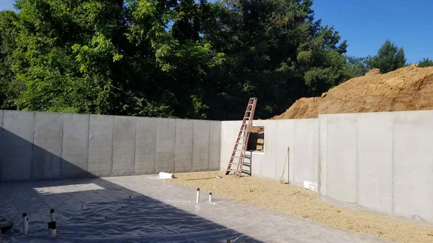 Concrete wall Construction Rochester IL
