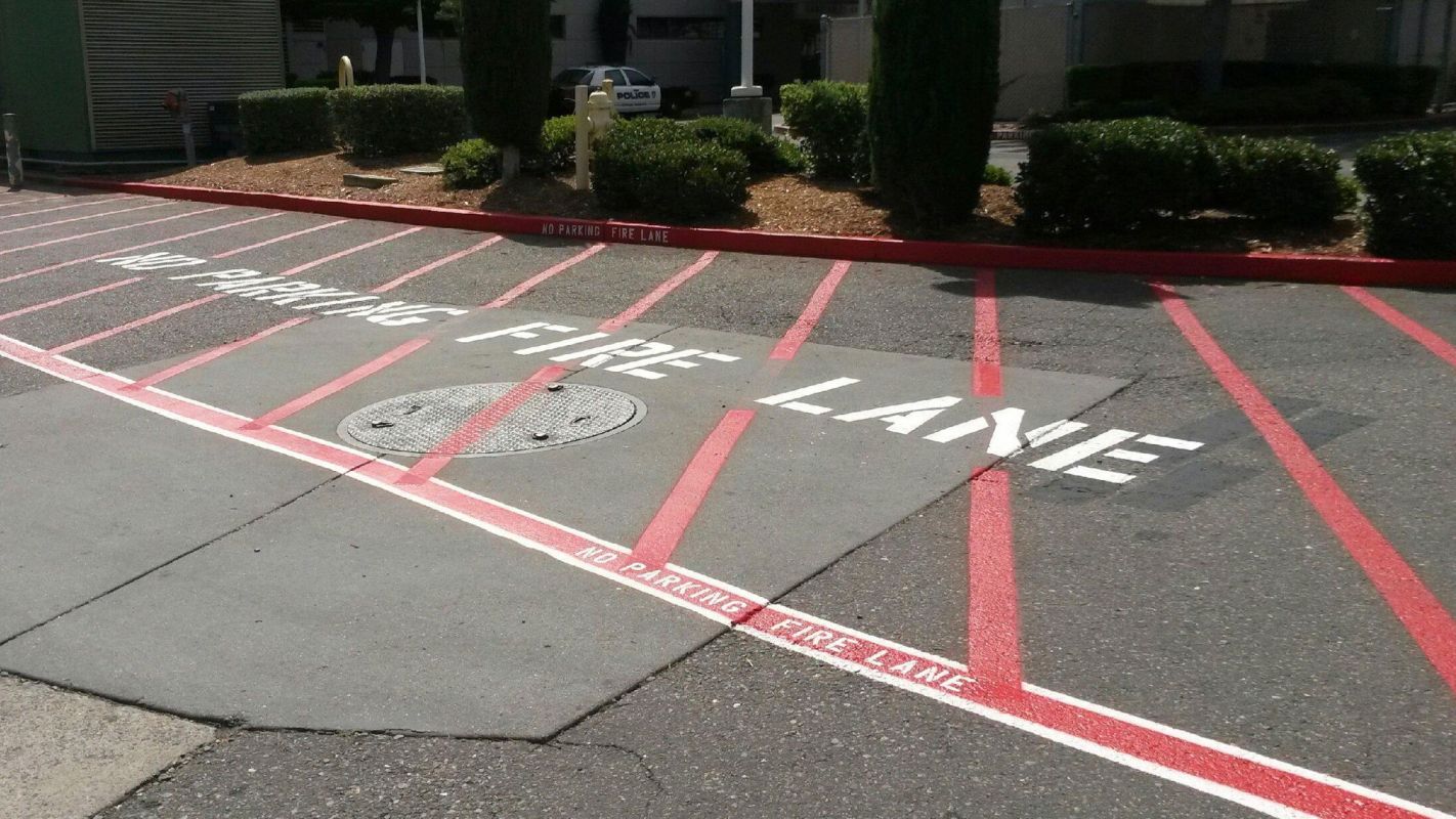 Fire Lane Striping Removal Cost San Diego CA