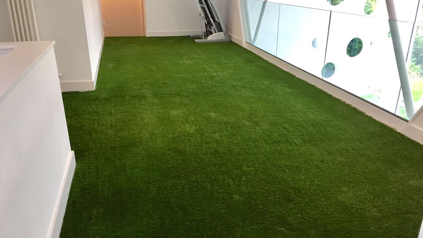 Indoor Artificial Grass Installation Flower Mound TX