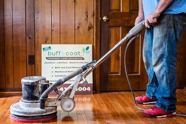 Hardwood Floor Buff and Coat Services Henrico County VA