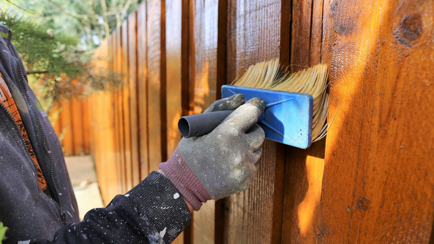 Fence Staining Service Cary NC