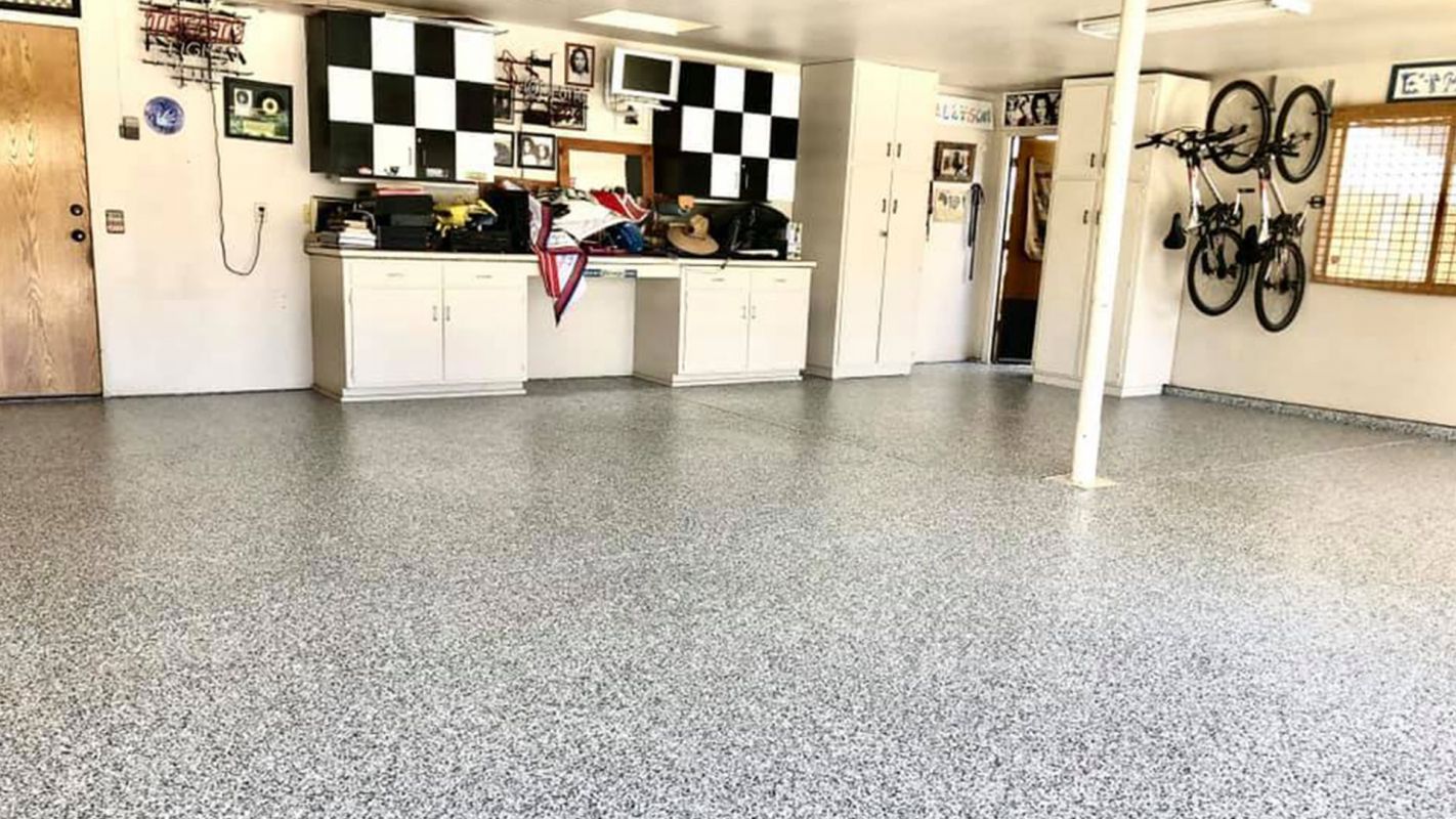 Polyaspartic Garage Flooring Hanford CA