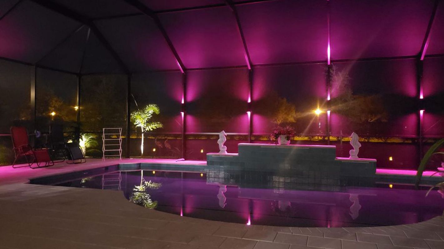 Pool Screen Enclosure Lighting Englewood FL