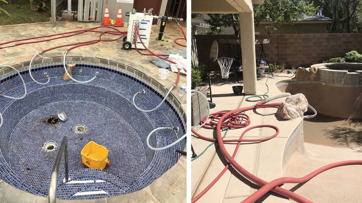 Repair Pool Underground Leaked Pipes Sun City Summerlin NV