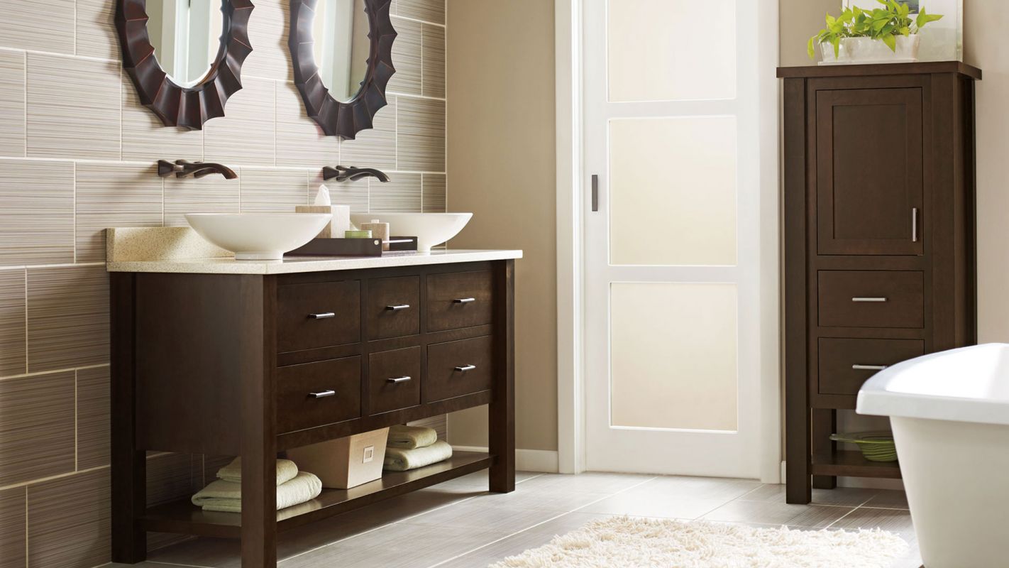 Prestigious Custom Cabinets offers bathroom cabinet installation in ...