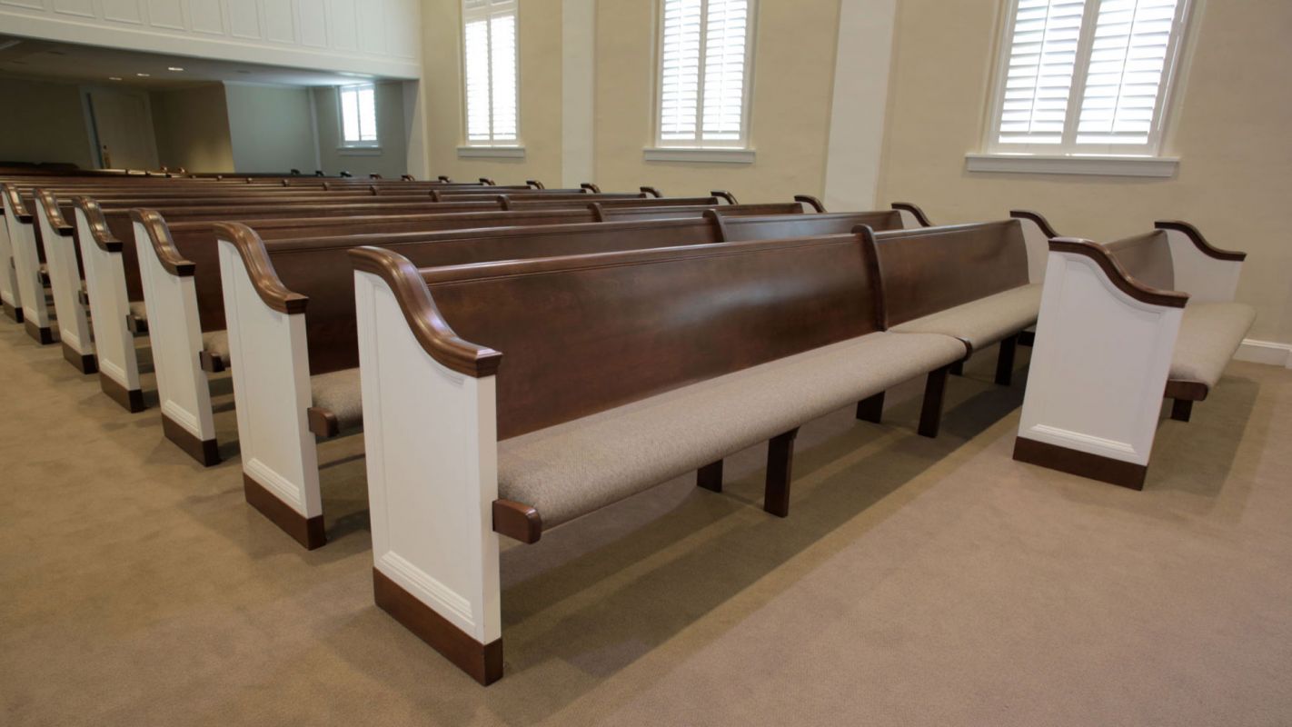 Church Pew Upholstery Service Westchester County NY