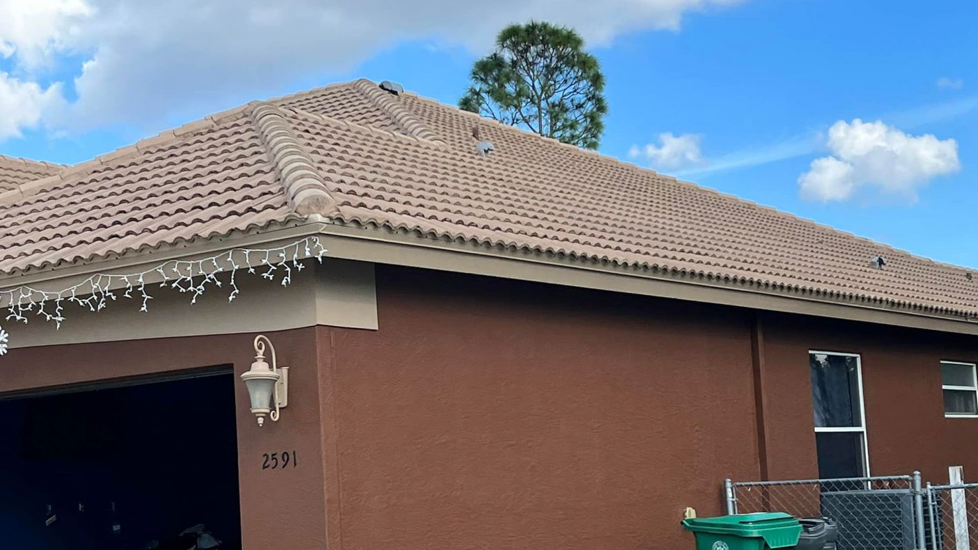 Soft Wash Roof Cleaning Stuart FL