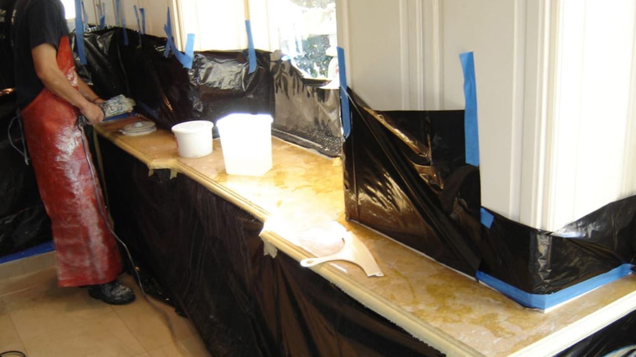 Kitchen Countertops Restoration That Uplifts Outlook Woodland Hills, CA